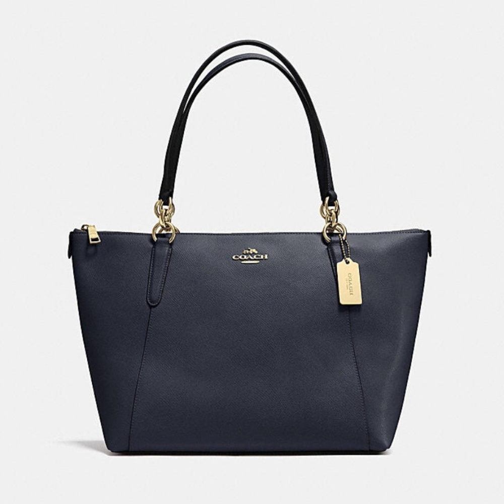 Authentic Coach Ava Tote in Midnight Blue